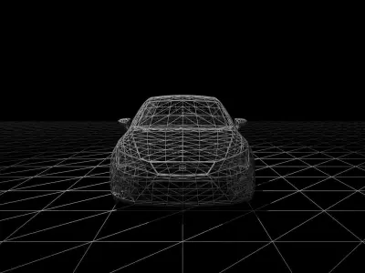 Seat Leon Low-poly 3D Model Low-poly 3D model