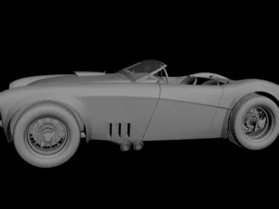 Austin Healey 1004 V8 custom 3D model