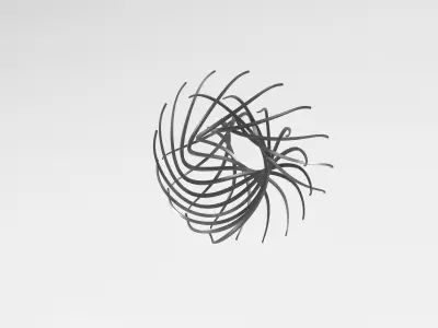 Abstract Shape v2 001 Low-poly 3D model
