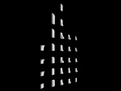 Architectural Moldings and Casings Collection - 27 Mouldings Low-poly 3D model