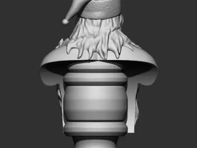 Killer Santa claus Bust 3D print model