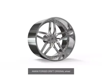 best seller amani forged wheels 3D Model Pack