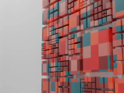 Abstract Wall Decor Free low-poly 3D model
