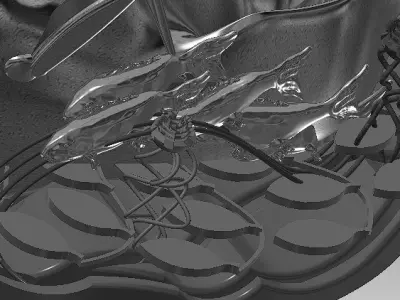 Deer and Monkey Asian Ashtray Decoration STL FILE for Print 3d 3D print model