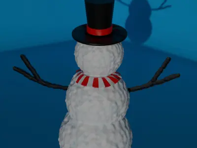 snowman Free 3D model