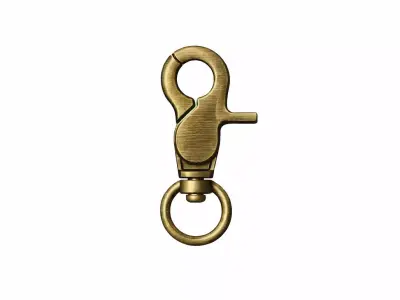 Luxury Metal Bag Hook Premium Purse Carabine 12mm 3D print model