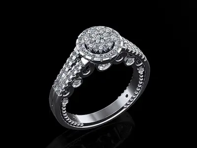 Women Ring 13 3D print model purchase