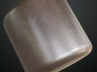 Brown Polished Scratched Metal PBR Seamless Texture