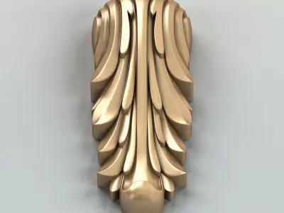 Decor vertical 018 3D model