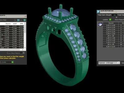 ring code 56 3D print model