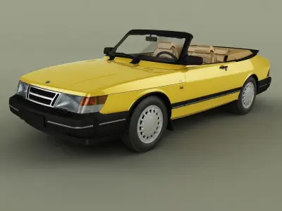 SAAB 900 Convertible 3D model