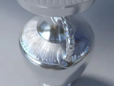 Trophy soccer cup 3D model