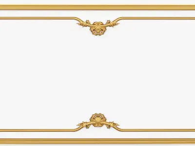 Classic decor ornament 114 3D model