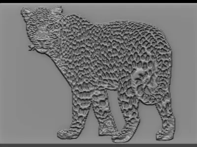 Cheetah animal 3D print model