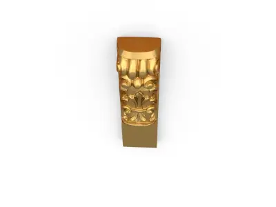 Classic decor ornament carved 24  3D model