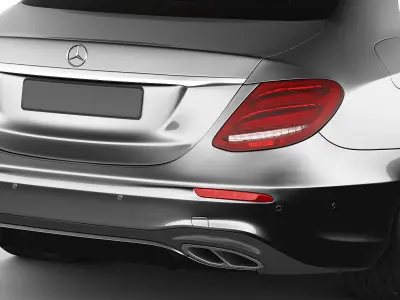 Mercedes E43 AMG 2017 sedan 3D model