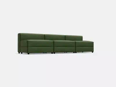JATTEBO 45-seat modular sofa Low-poly 3D model