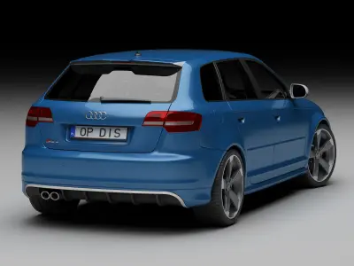 Audi RS3 2012 3D model