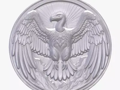 Condor 4 basrelief for 3D printing 3D print model