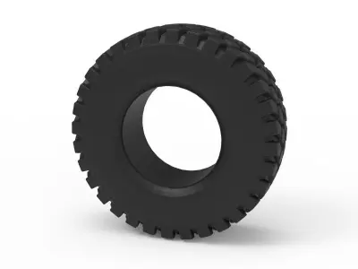 Rough Terrain Tire 3D print model