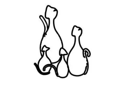 IA COLLECTION - DECORATIVE CERAMIC CATS Free 3D model