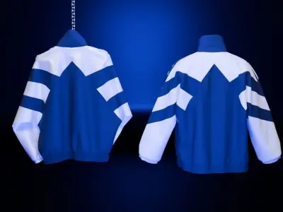 Free Vintage Jacket Sport Free 3D model