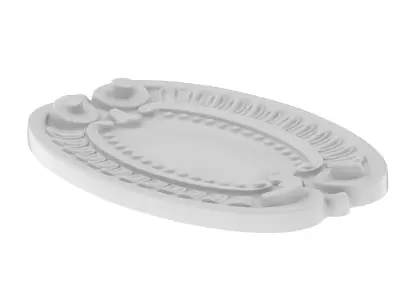 Cartouche Ornament 009 3D model