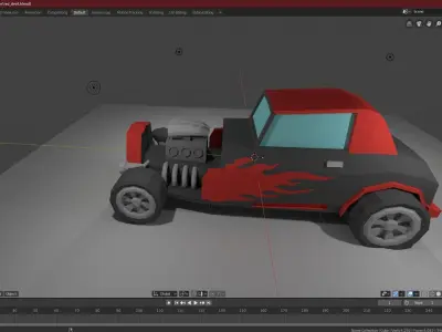 Old School Car 3D model