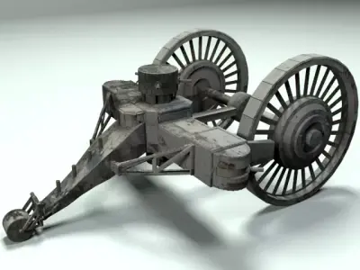Tsar Tank 1914-1915 years 3D model
