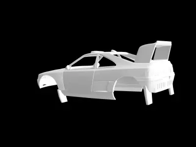 Peugeot 405 T16 3D print model