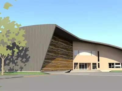Recreation building 3D model