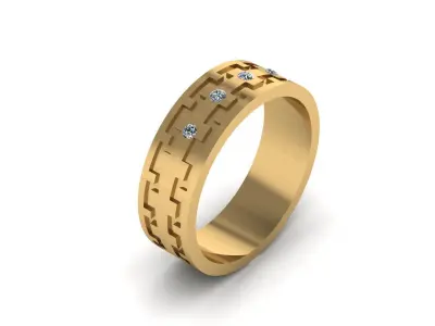 Jewelry Ring  3D print model 3