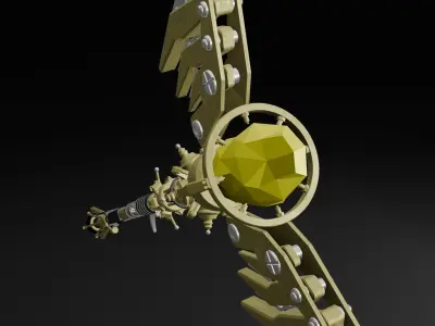 Staff of wind 3D print model