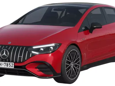 Mercedes-Benz EQE 53 AMG 3D model