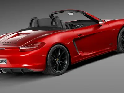 Porsche Boxster GTS 2015 3D model