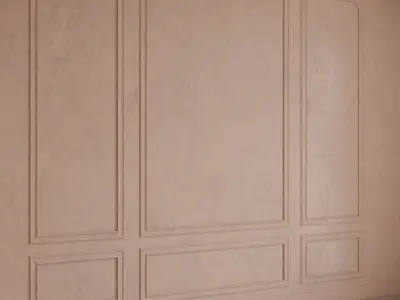 Decorative plaster and molding 4 colors Texture