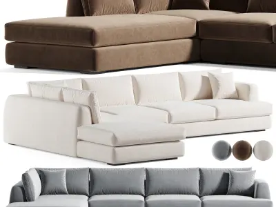 Keely modular sofa  3D model