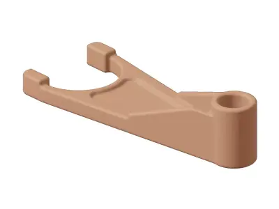 Plastic Tractor Gear Shift Fork Toy 3D model