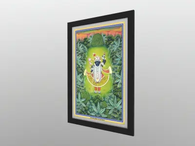 Braj Art Painting 3D model