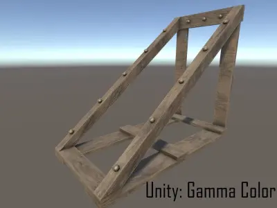 Small Weapon Rack Free low-poly 3D model