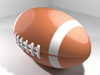 Sport Ball - Rugby 3D model