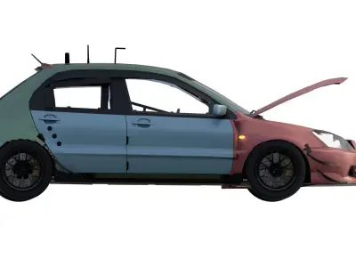 GENERIC RACE CAR 3D model