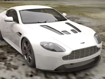 Aston martin v12 vantage 3D model