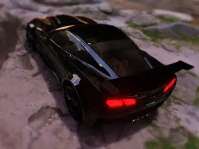 Chevrolet Corvett ZR1 SK Model 3D model