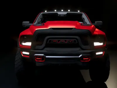 2021 Dodge RAM TRX 3D Model 3D model