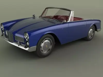 Facel Vega Facellia Convertible 3D model