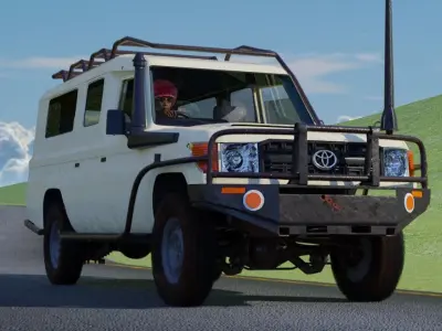 Toyota Landcruiser Troopcarrier 3D model