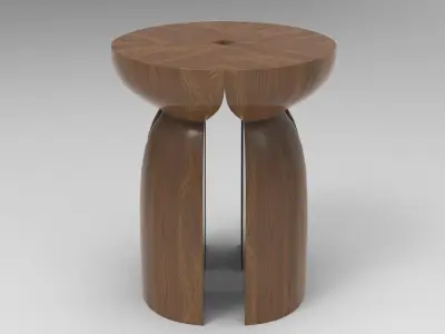 JiJu Side Table Low-poly 3D model