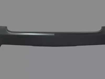 Front Bumper Chevrolet Silverado 2020 Low-poly 3D model