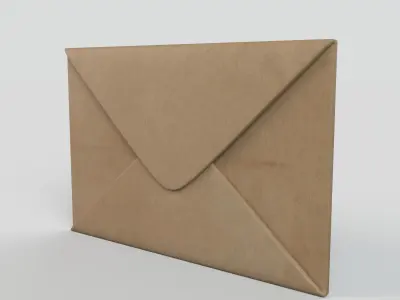 Mail Envelope 3D model